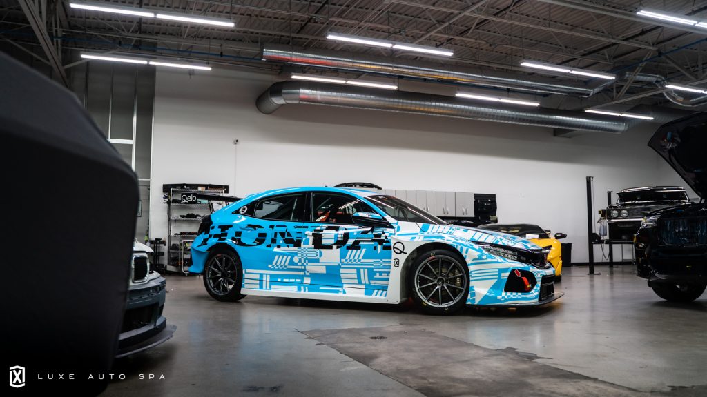 Honda Civic Type R branding wrap