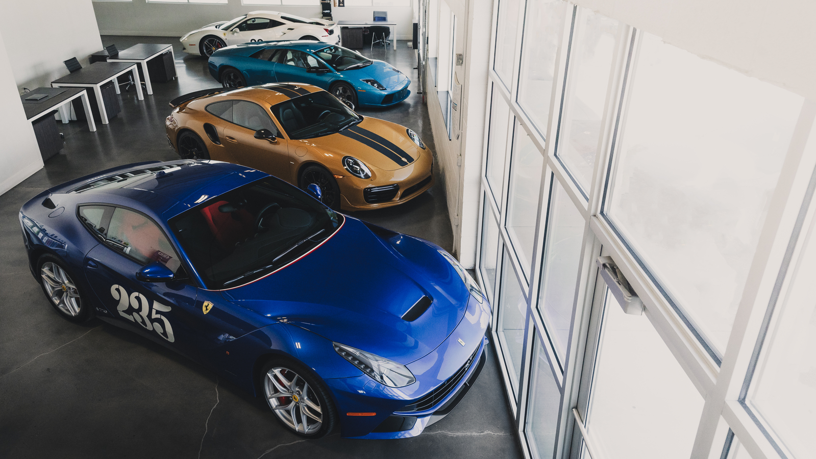 LUXE Automotive showroom