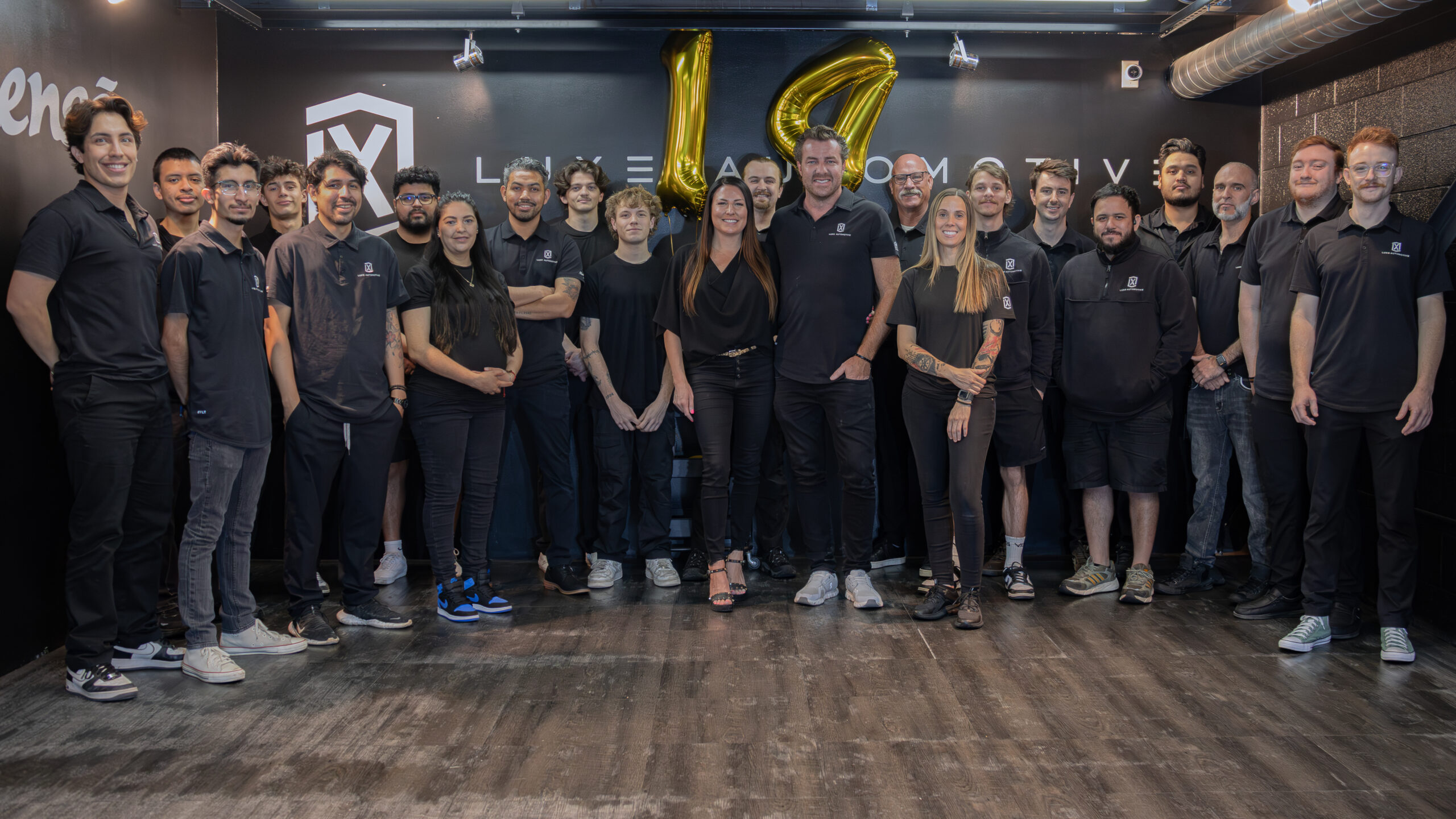 LUXE Automotive 14 Year Team Photo