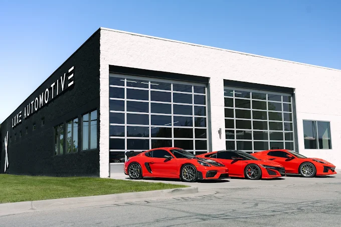 LUXE Automotive facility exterior